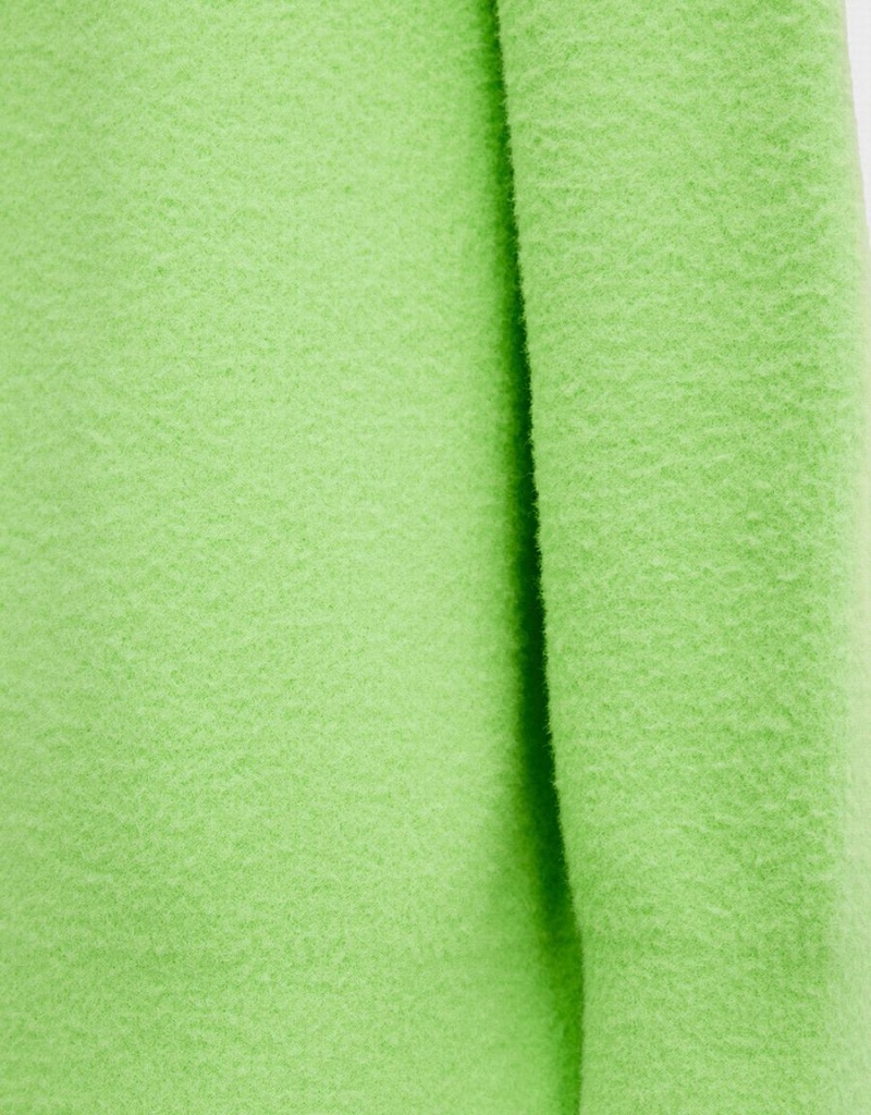 Urban Revivo Heart Detail Oversized Women's Sweaters Green | ZKE1044WE