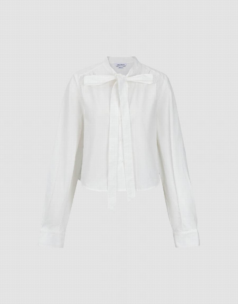 Urban Revivo Loose A-Line Women's Shirts White | JVC4780ED